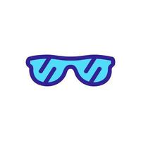 Sonnenbrille ist ein Icon-Icon-Vektor. isolierte kontursymbolillustration vektor