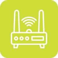 Router-Vektor-Icon-Design-Illustration vektor