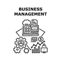Business Management Planung Vektorkonzept Farbe vektor