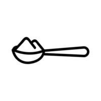 utfodring baby ikon vektor. isolerade kontur symbol illustration vektor