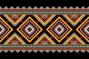geometrisches ethnisches orientalisches nahtloses muster traditionell. Blumendekoration. design für hintergrund, teppich, tapeten, kleidung, verpackung, batik, stoff, vektor, illustration, stickerei. vektor