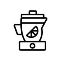 limejuice ikon vektor. isolerade kontur symbol illustration vektor