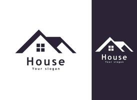 Immobilien-Vektor-Logo-Vorlage, modernes Haus und Eigentumslogo vektor