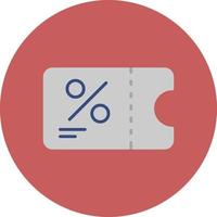 rabattkupong platt cirkel flerfärgad vektor