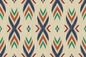 ethnisches ikat nahtloses muster. mexikanischer gestreifter stil. einheimische traditionelle. Design für Hintergrund, Tapete, Vektorillustration, Stoff, Kleidung, Batik, Teppich, Stickerei. vektor