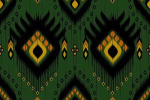 Ikat geometrisches ethnisches nahtloses Muster traditionelles orientalisches Stammes- gestreift. aztekischer Stil. design für hintergrund,illustration,stoff,batik,kleidung,verpackung,tapete,teppich,stickerei vektor