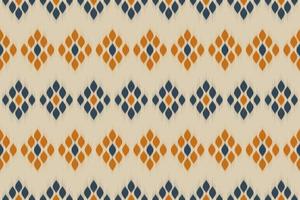 ethnisches ikat nahtloses muster. mexikanischer gestreifter stil. einheimische traditionelle. Design für Hintergrund, Tapete, Vektorillustration, Stoff, Kleidung, Batik, Teppich, Stickerei. vektor