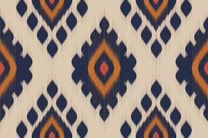 ikat seamless mönster i tribal. geometriska etniska traditionella. mexikansk randig stil. design för bakgrund, tapeter, vektorillustration, tyg, kläder, batik, matta, broderi. vektor