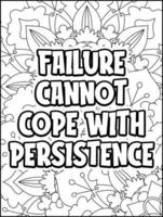 motiverande citat målarbok. inspirerande citat målarbok. jakande citat målarbok. positiva citat. bra vibrationer. svärord målarbok. motiverande typografi. vektor