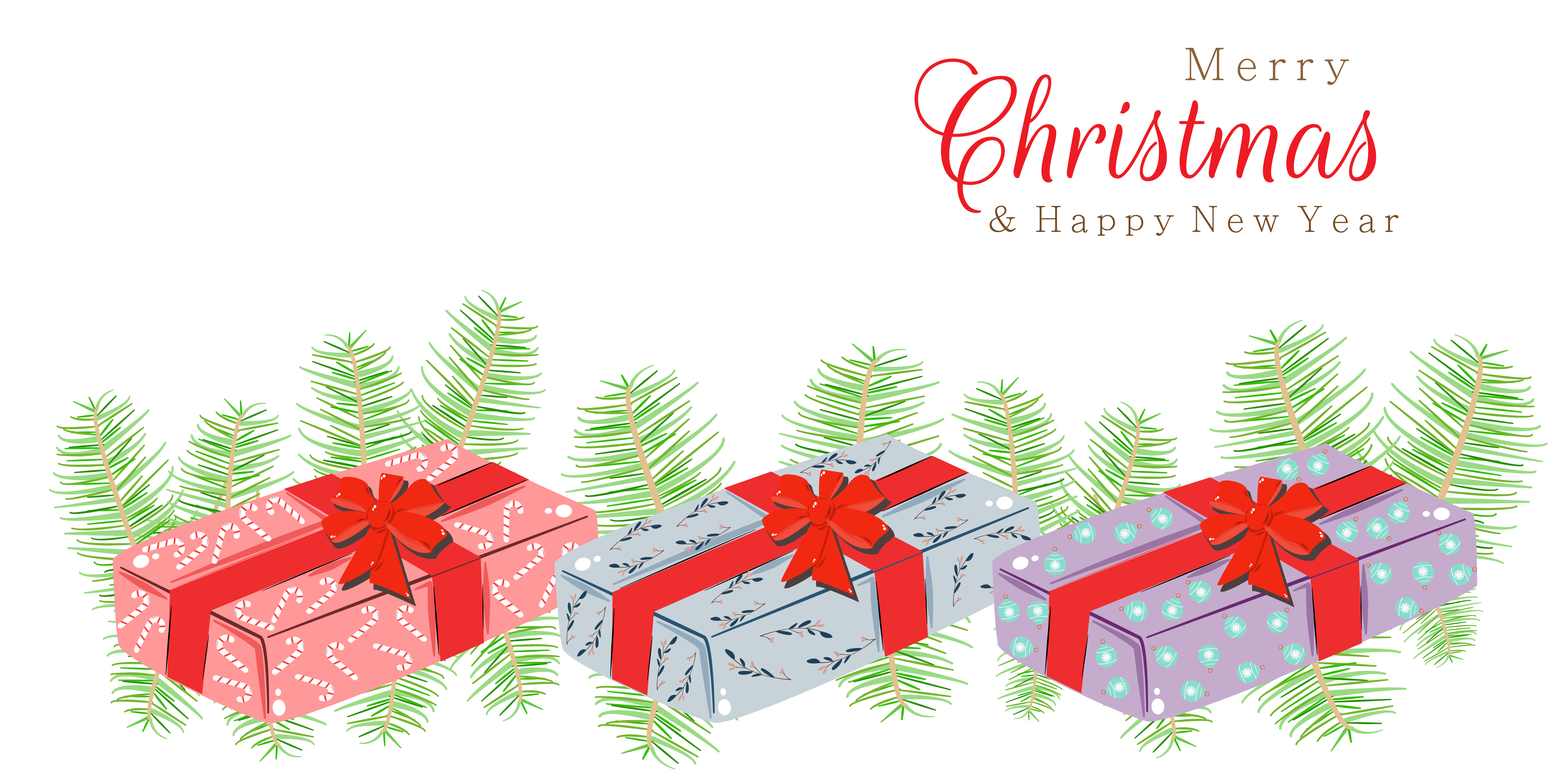 Frohe Weihnachten Neujahr 21 Design Mit Geschenken Download Kostenlos Vector Clipart Graphics Vektorgrafiken Und Design Vorlagen