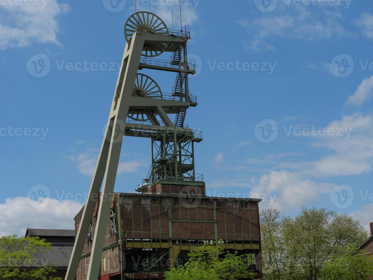 Ancienne mine de charbon dans la région de la Ruhr allemande photo