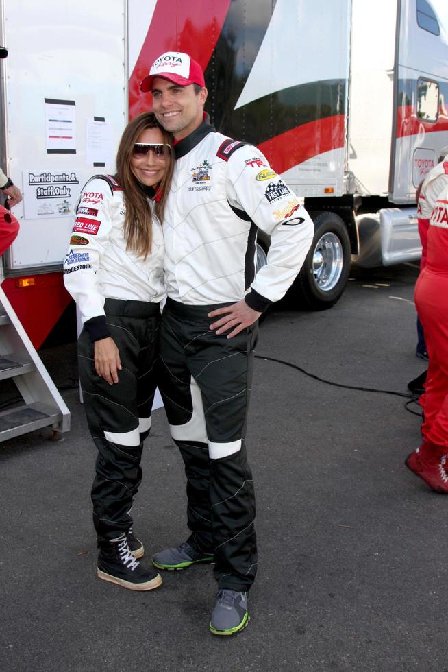 los angeles, 1er avril - eric braeden, colin egglesfield au grand prix toyota de long beach pro celebrity race press day at long beach grand prix raceway le 1er avril 2014 à long beach, ca photo