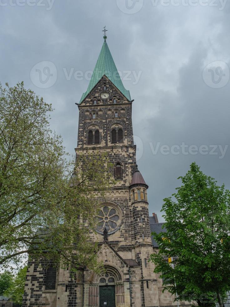 village de westerholt dans la région de la ruhr allemande photo