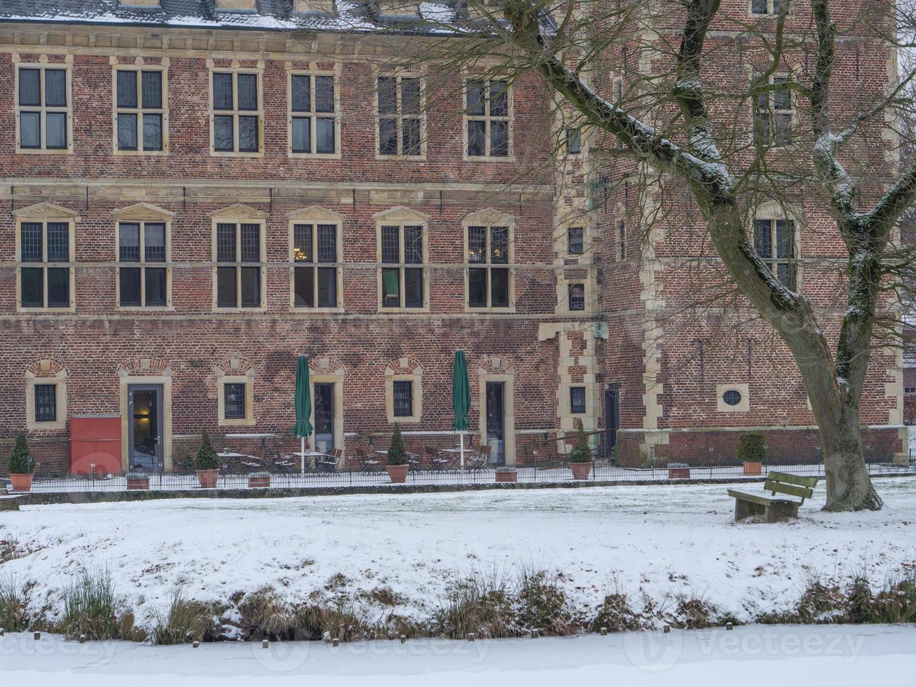 l'heure d'hiver dans un château allemand photo