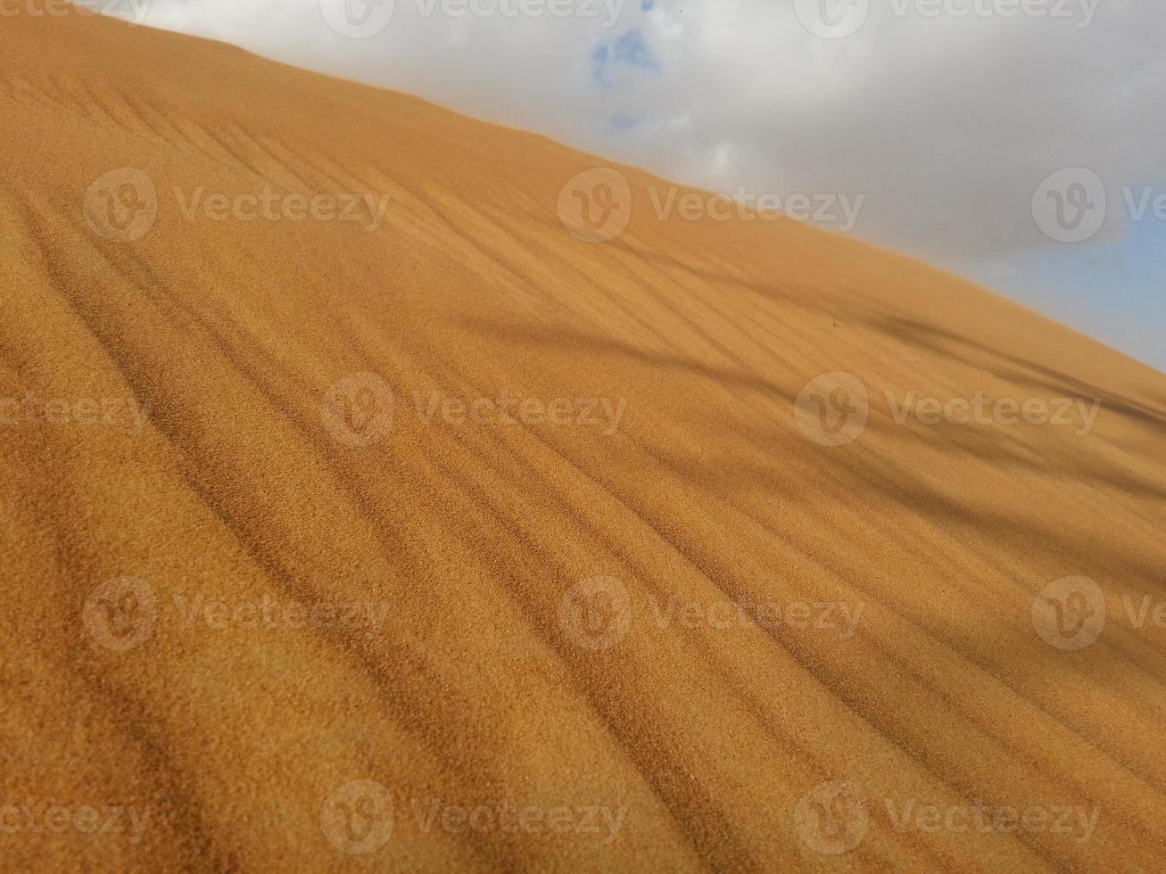 dunes de sable dans le désert photo