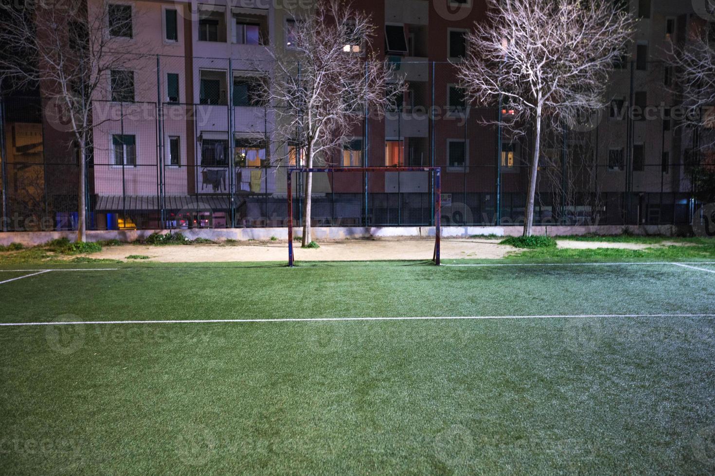 veilleuses du terrain de futsal photo