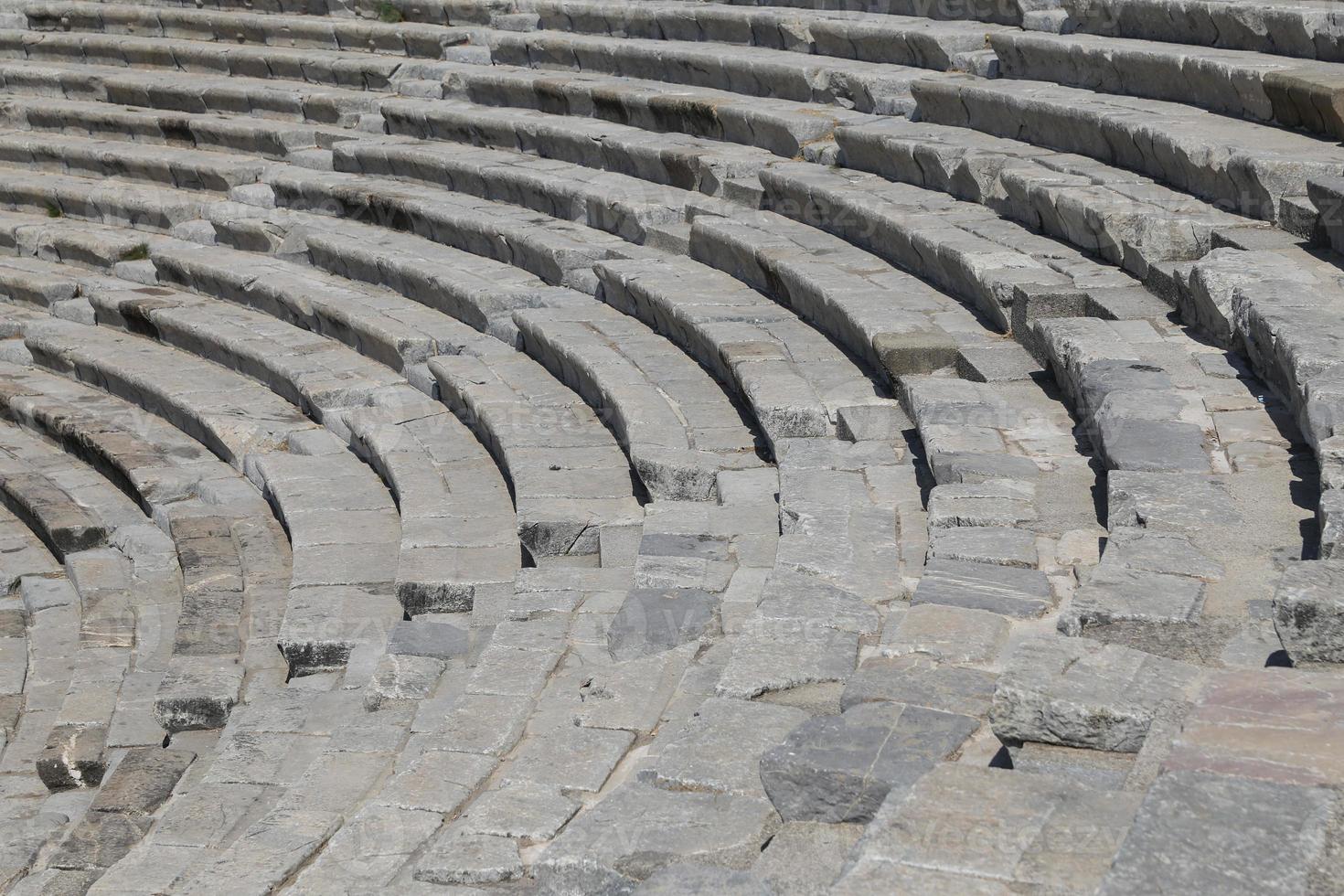 théâtre d'halicarnasse à bodrum, turquie photo