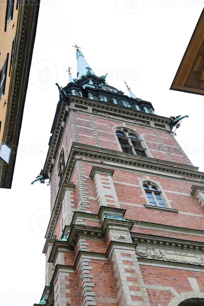 Église allemande à gamla stan, Stockholm, Suède photo