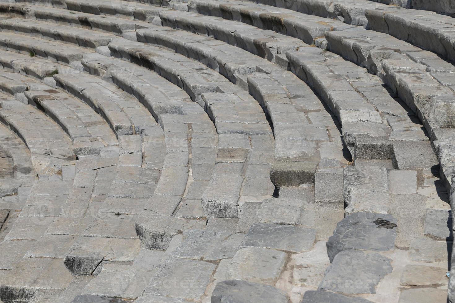 théâtre d'halicarnasse à bodrum, turquie photo