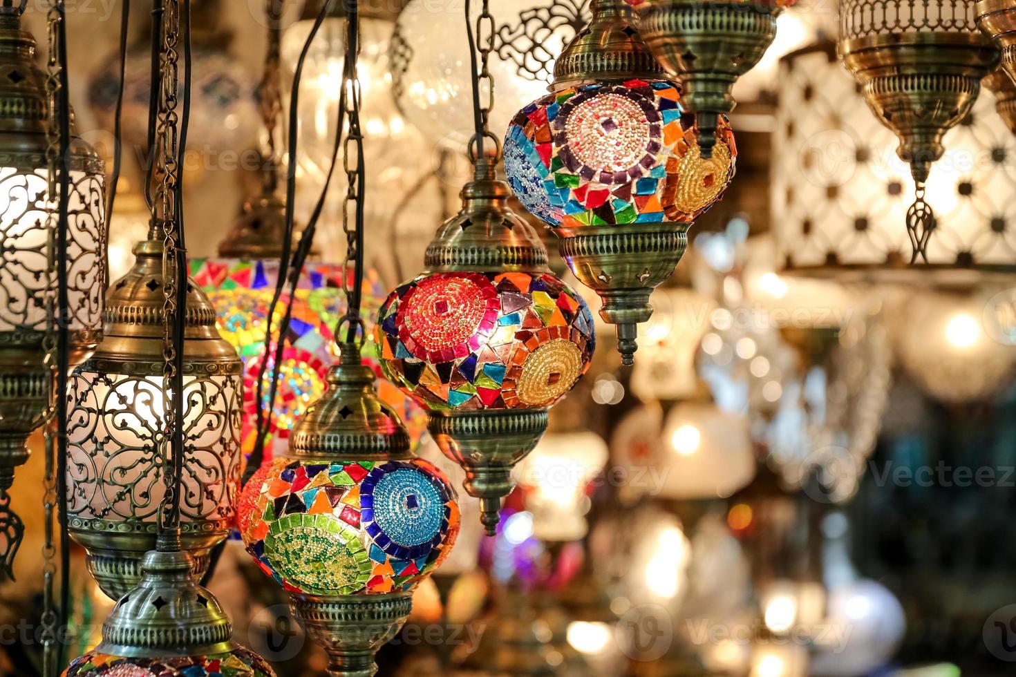 lanternes turques colorées photo