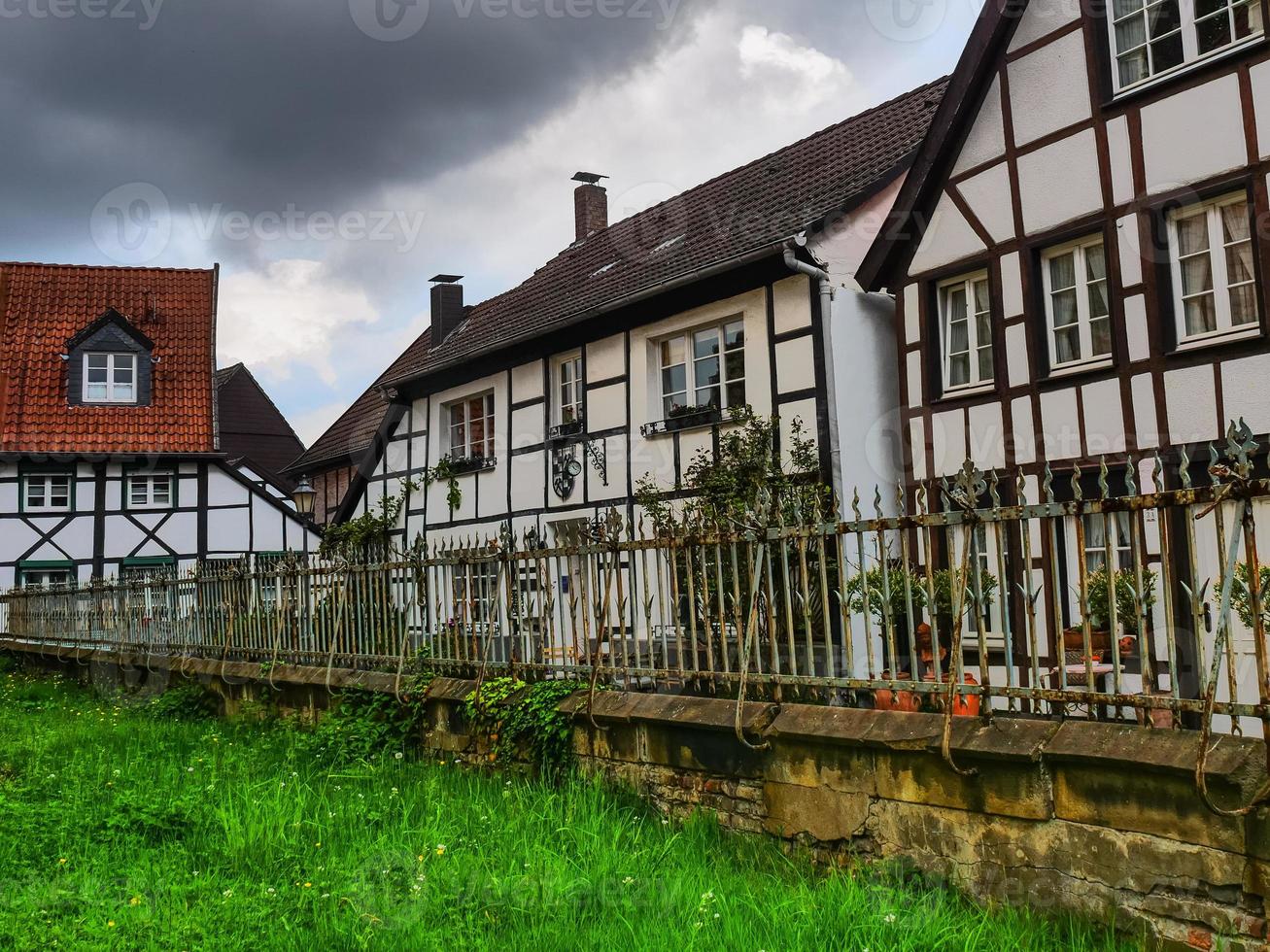 village de westerholt dans la région de la ruhr allemande photo