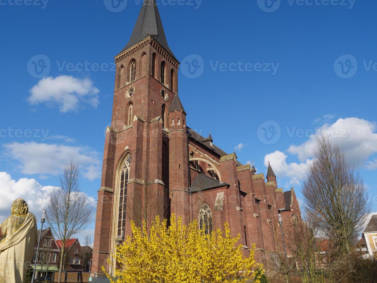 velen avec le château odl en westphalie photo