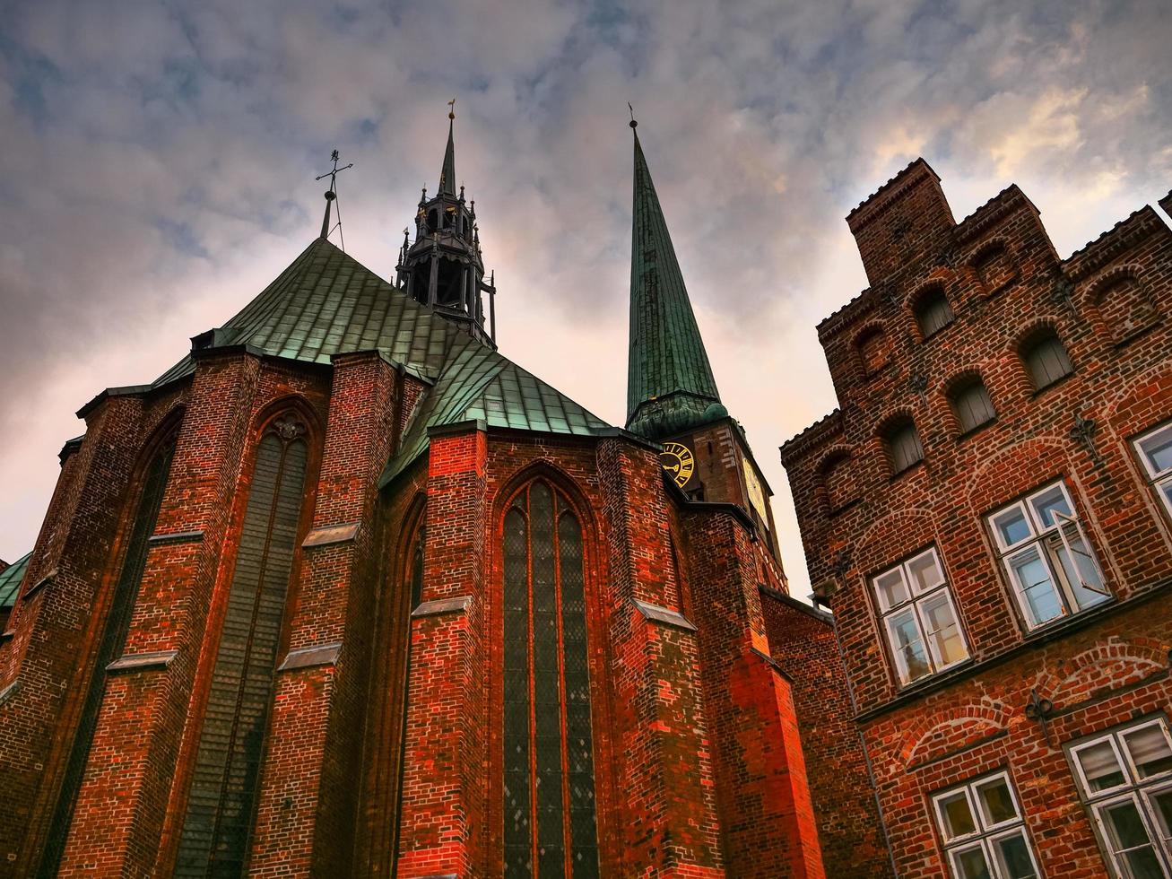 ville de luebeck sur la mer baltique photo