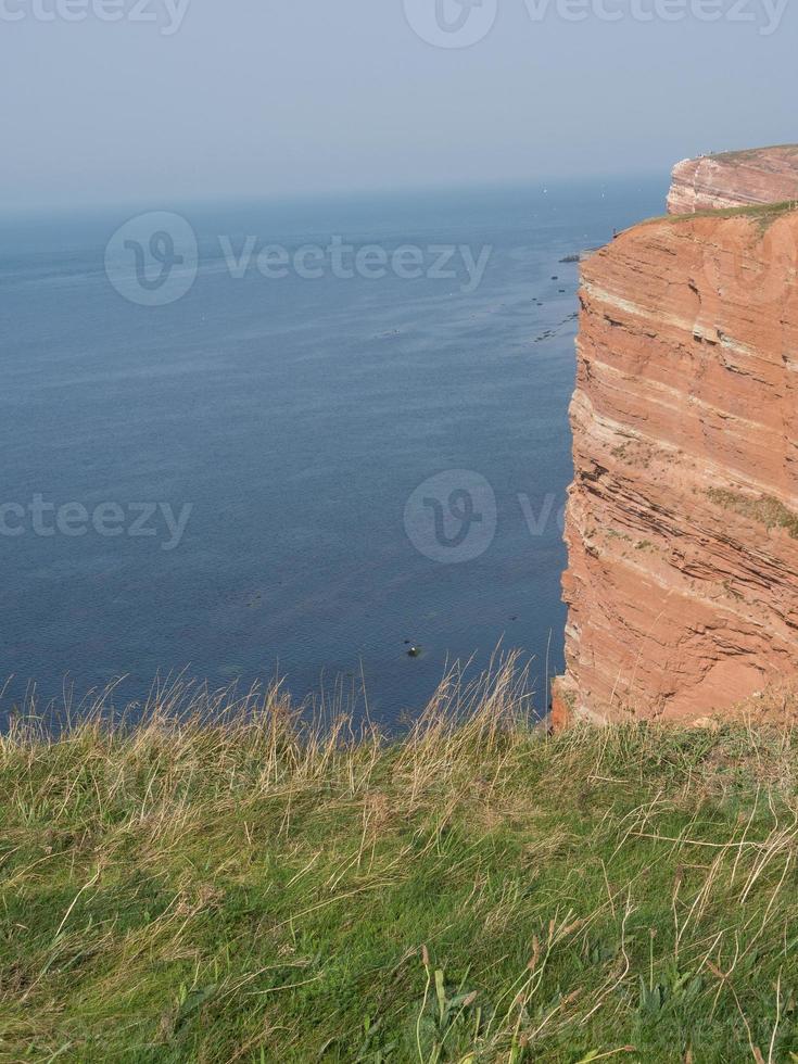 île de helgoland dans la mer du nord photo