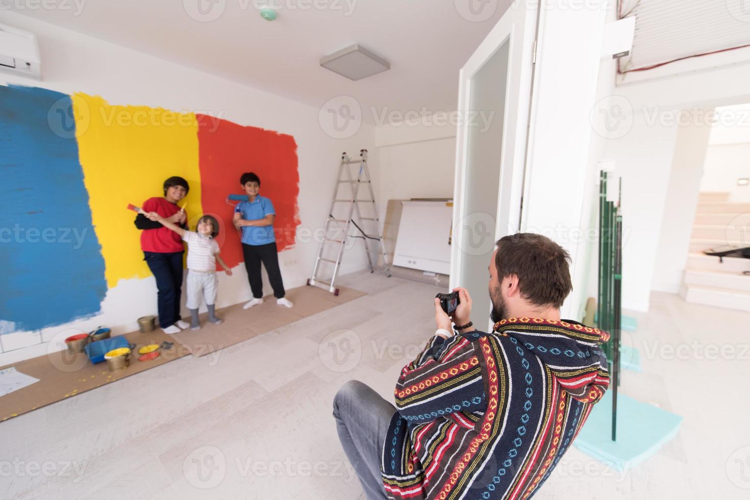 séance photo avec des modèles enfants