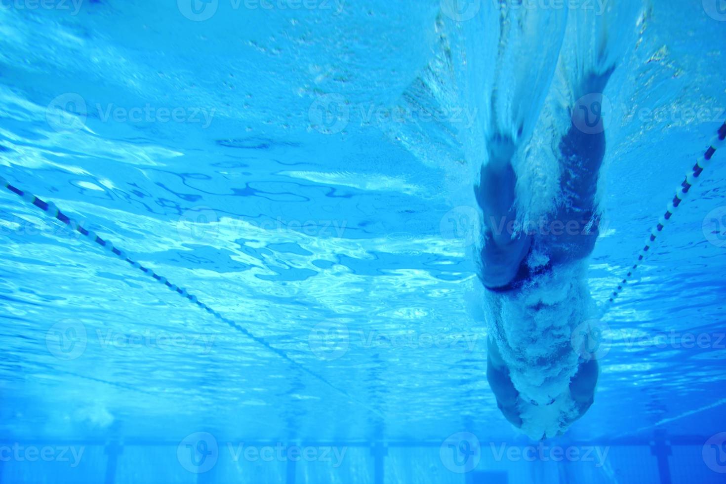 piscine sous l'eau photo