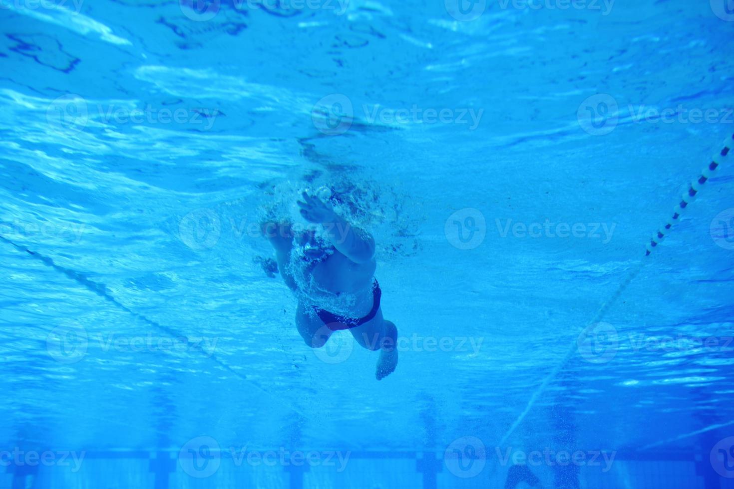 piscine sous l'eau photo