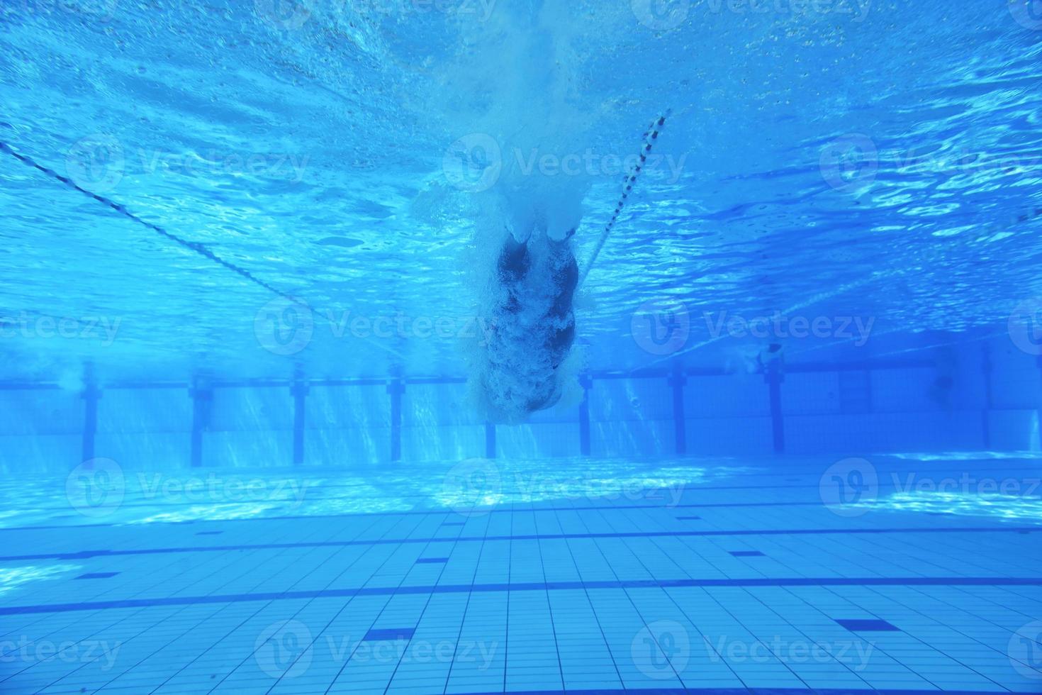 piscine sous l'eau photo