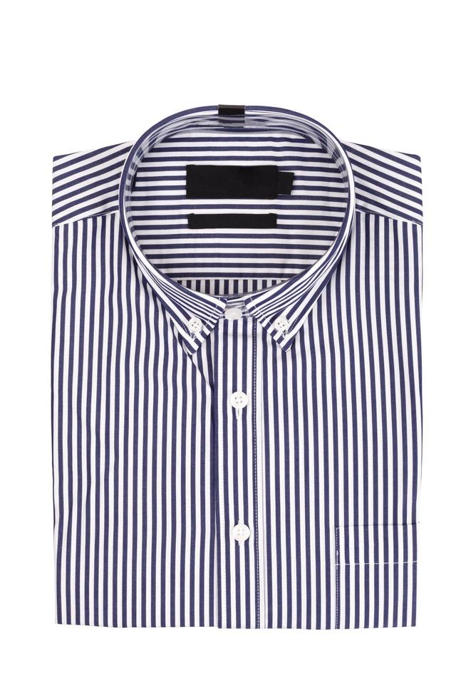 chemise homme pour vêtements isolé sur fond blanc photo