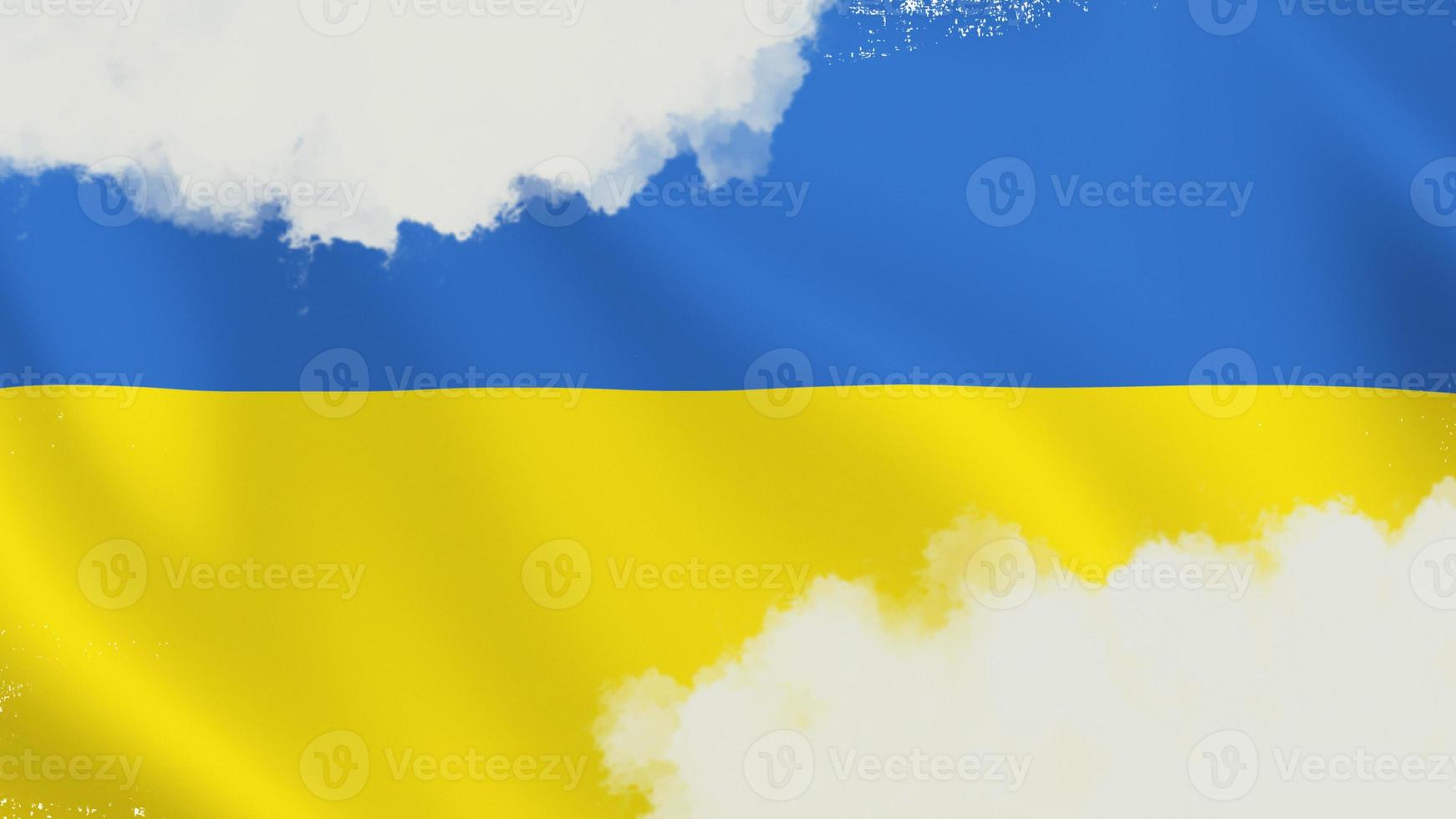 fond de drapeau de solidarité ukraine photo