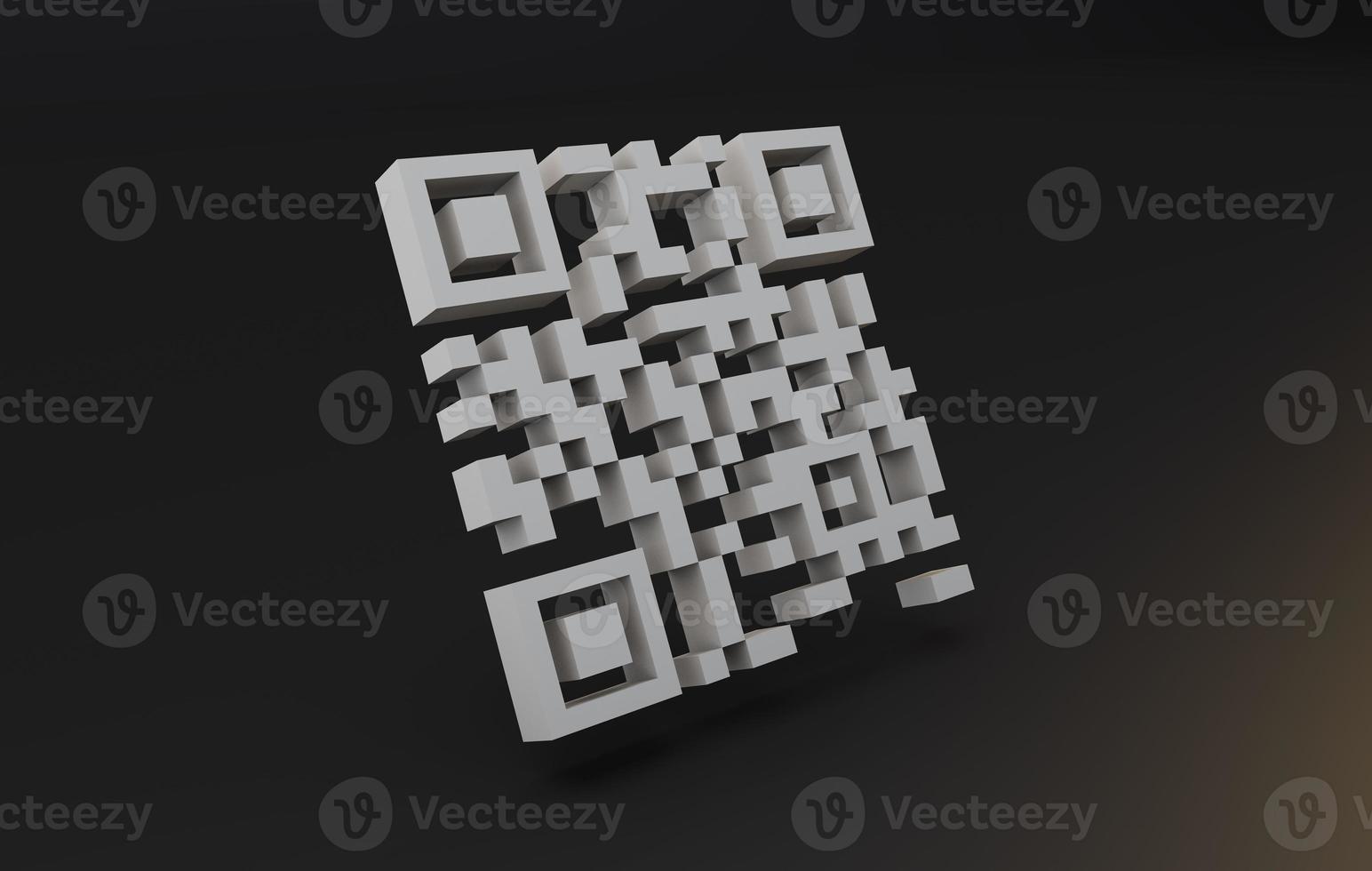 3d qr code une identification numérique photo