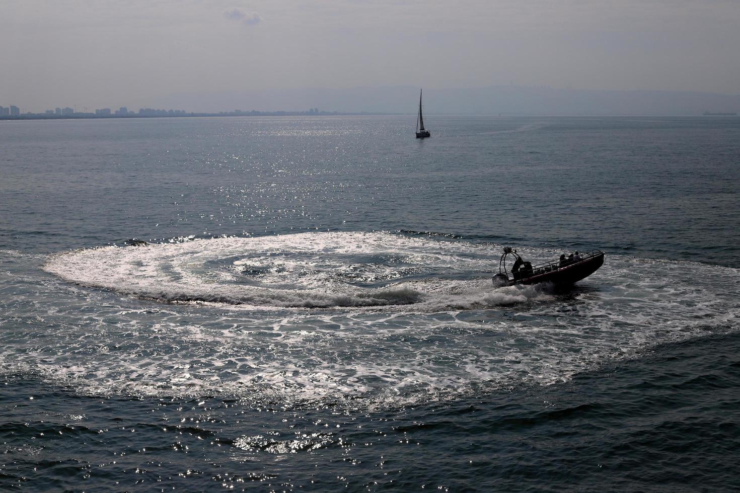 acre israël 18 janvier 2020. l'ancienne ville portuaire d'akko dans le nord-ouest d'israël sur la mer méditerranée. photo