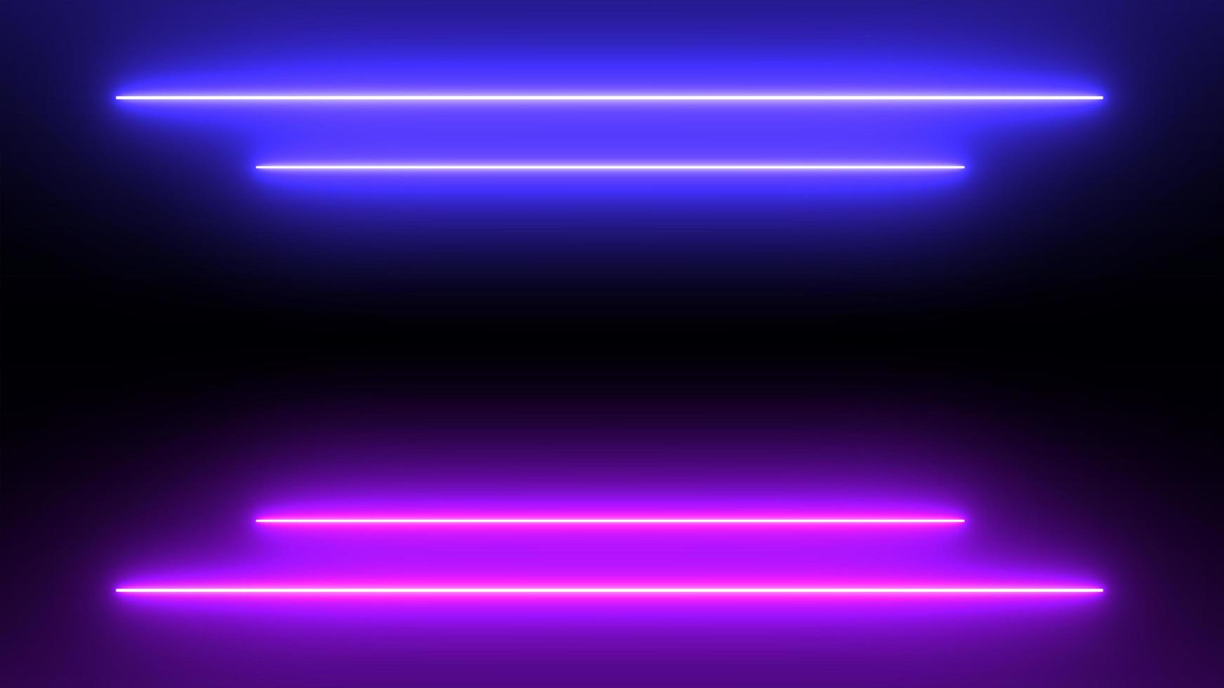 fond d'écran abstrait de plancher de salle de néon de perspective horizontale fluorescente graphique, rendu 3d d'illustration d'espace léger, jeu électronique de cyber club, forme d'illusion laser d'illumination rougeoyante photo