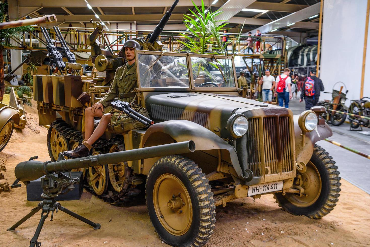 sinsheim, allemagne - mai 2022 militaire demag sd.kfz. 10 sonderkraftfahrzeug véhicule motorisé spécial photo