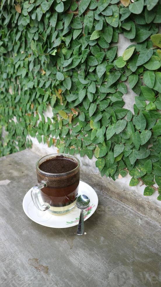 café spécial indonésien à déguster le matin photo