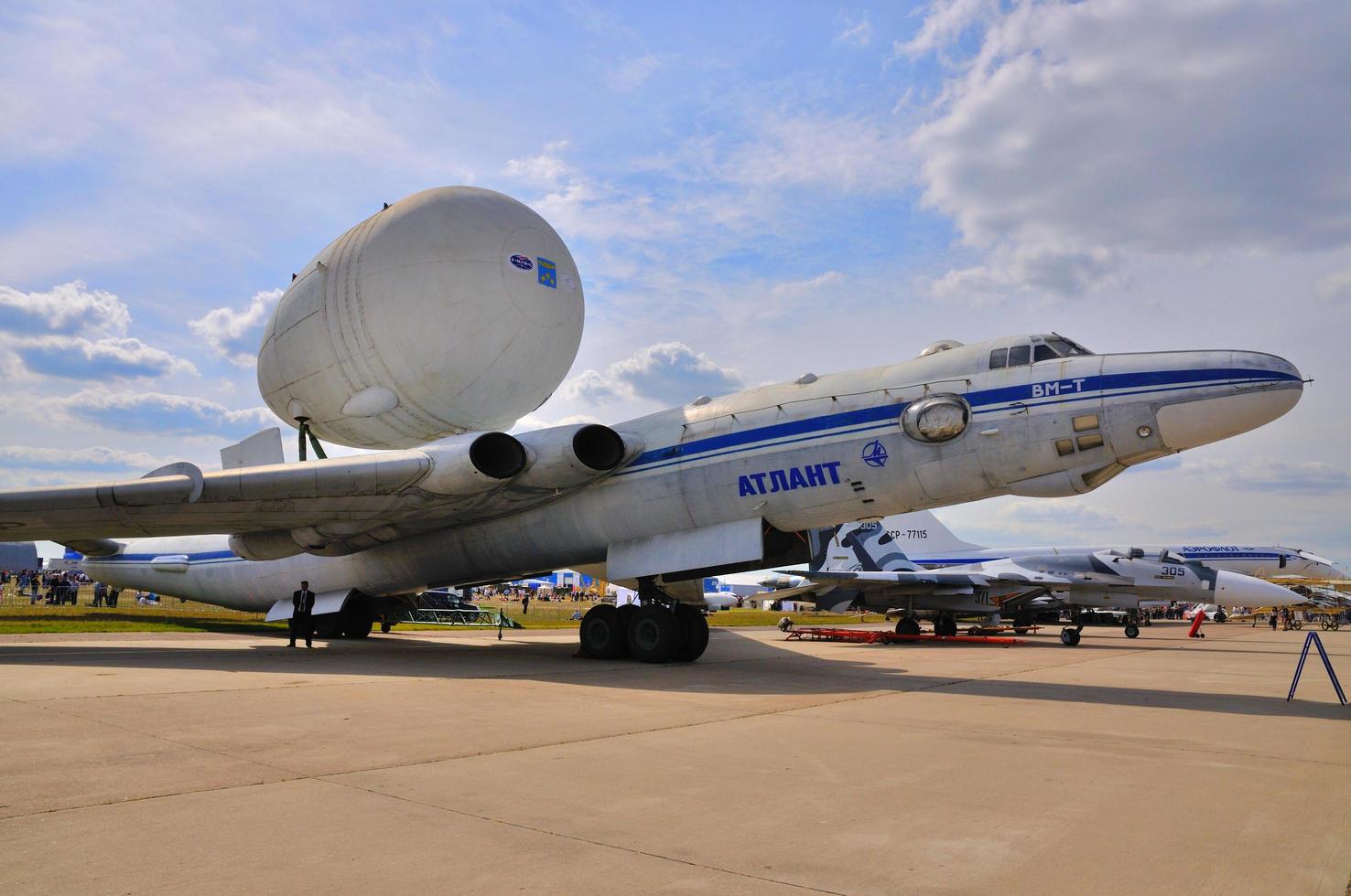 Moscou, Russie - août 2015 avion de transport aérien stratégique vm-t atlan photo