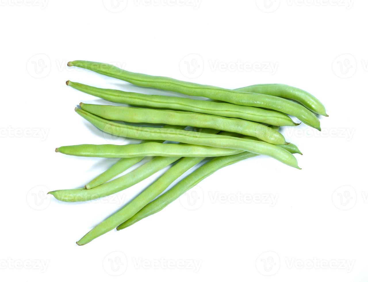 haricot vert sur fond. photo