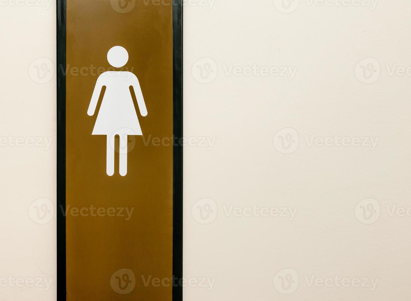 signe des toilettes wc photo