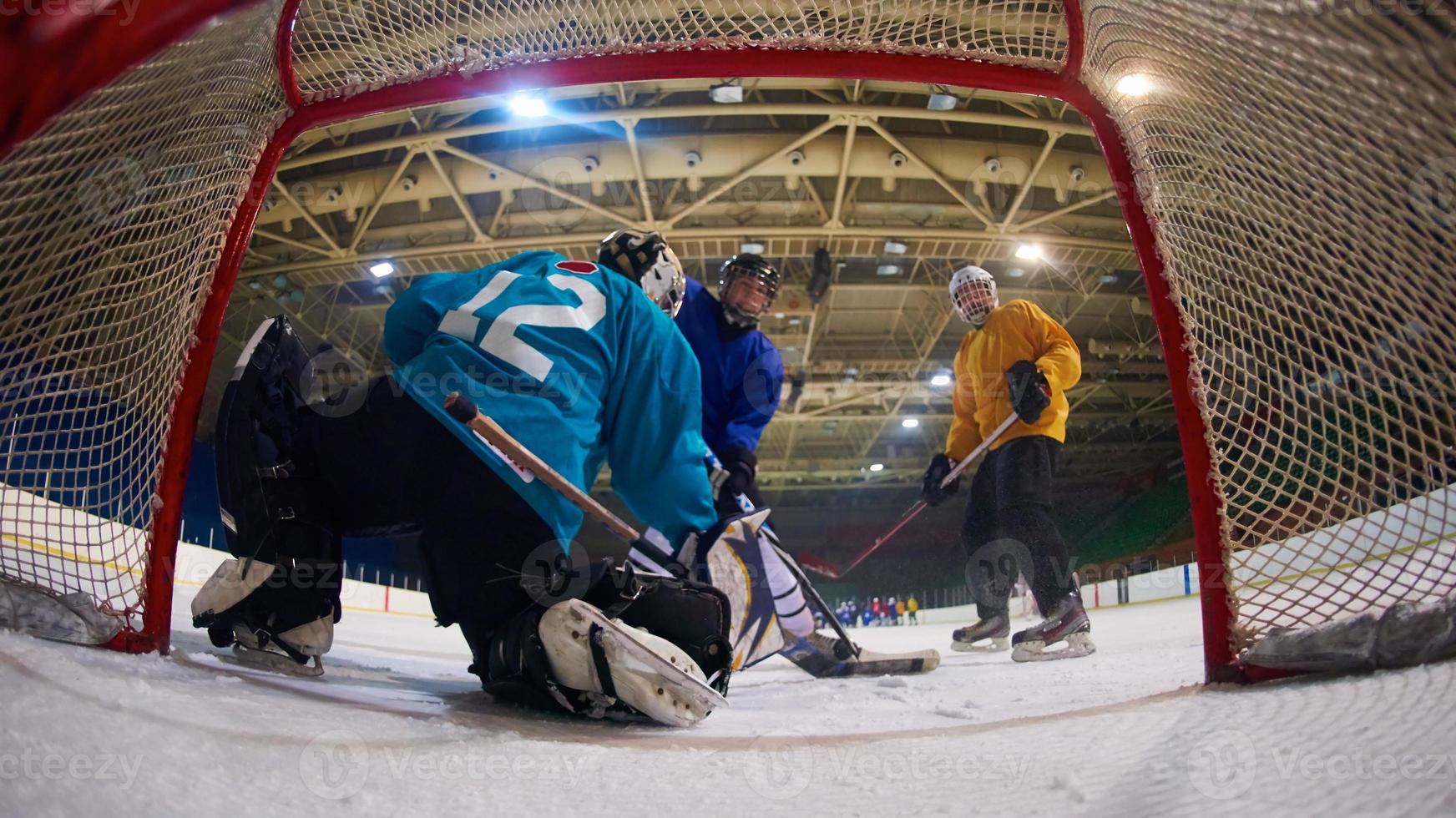 gardien de but de hockey sur glace photo