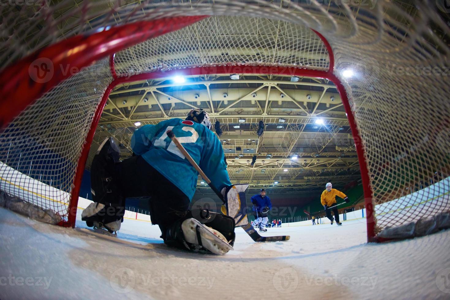 gardien de but de hockey sur glace photo