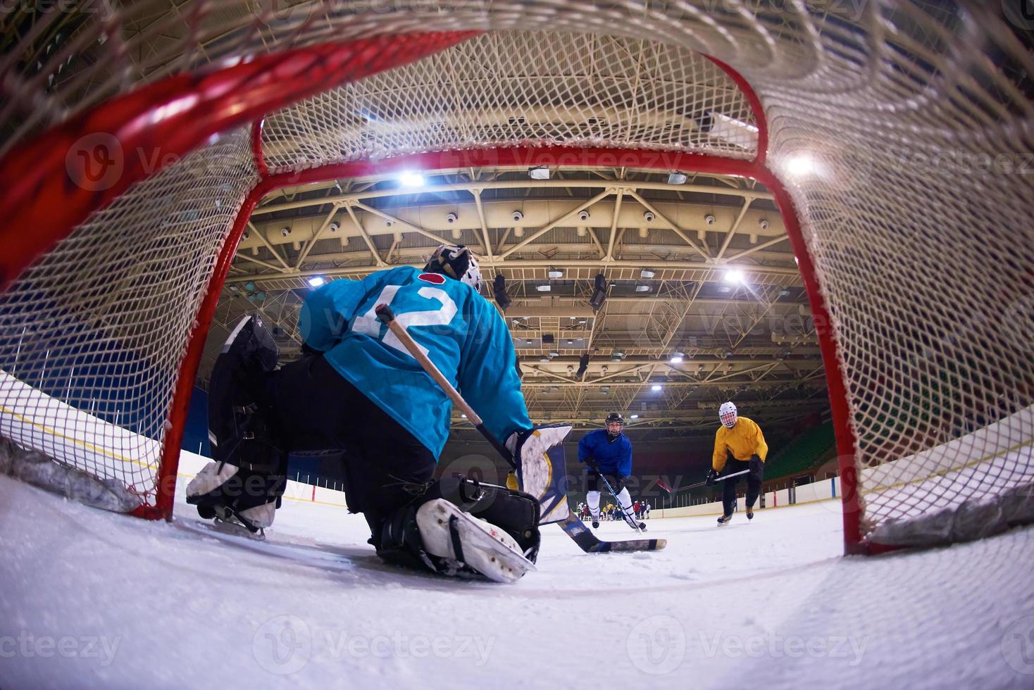 gardien de but de hockey sur glace photo