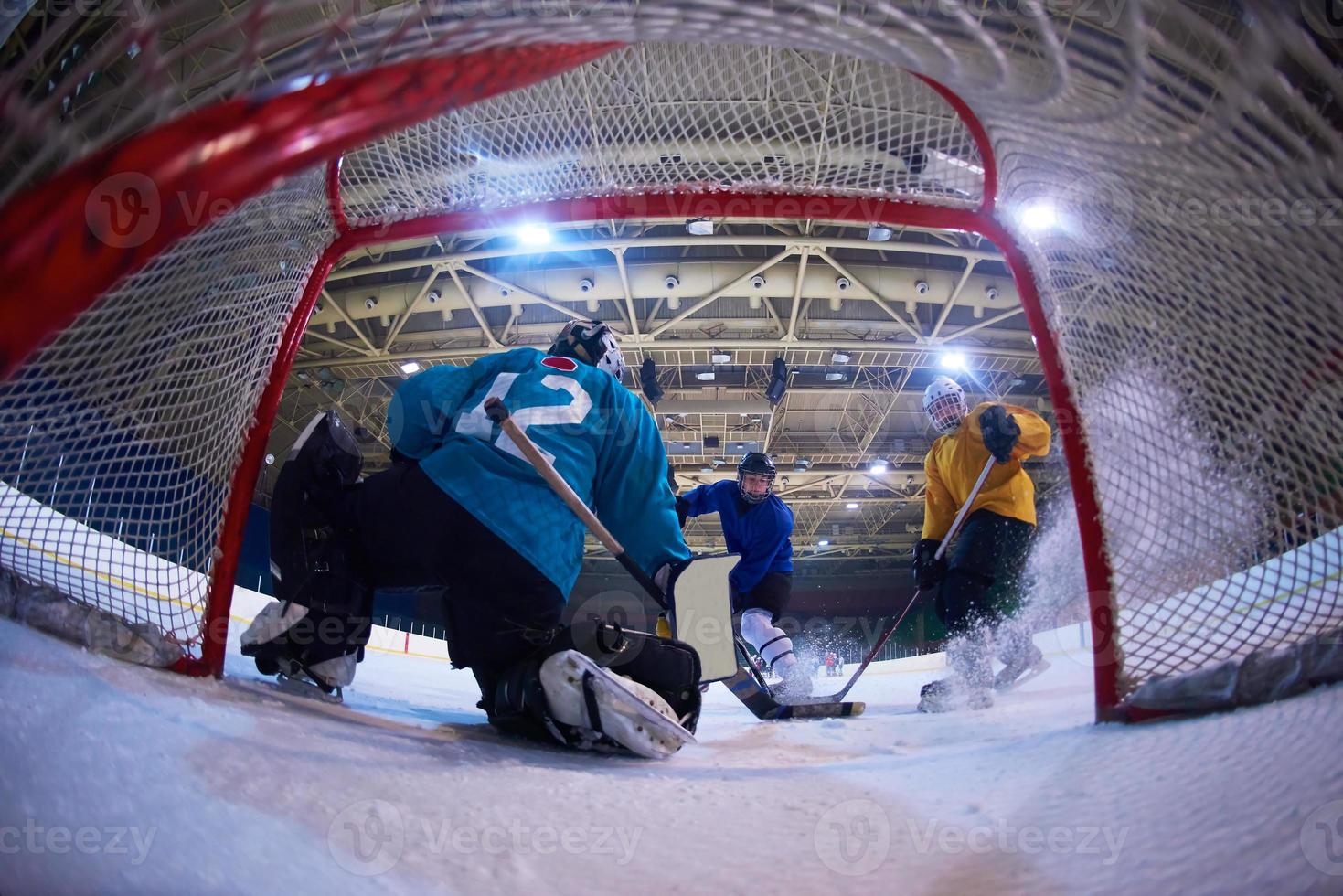 gardien de but de hockey sur glace photo