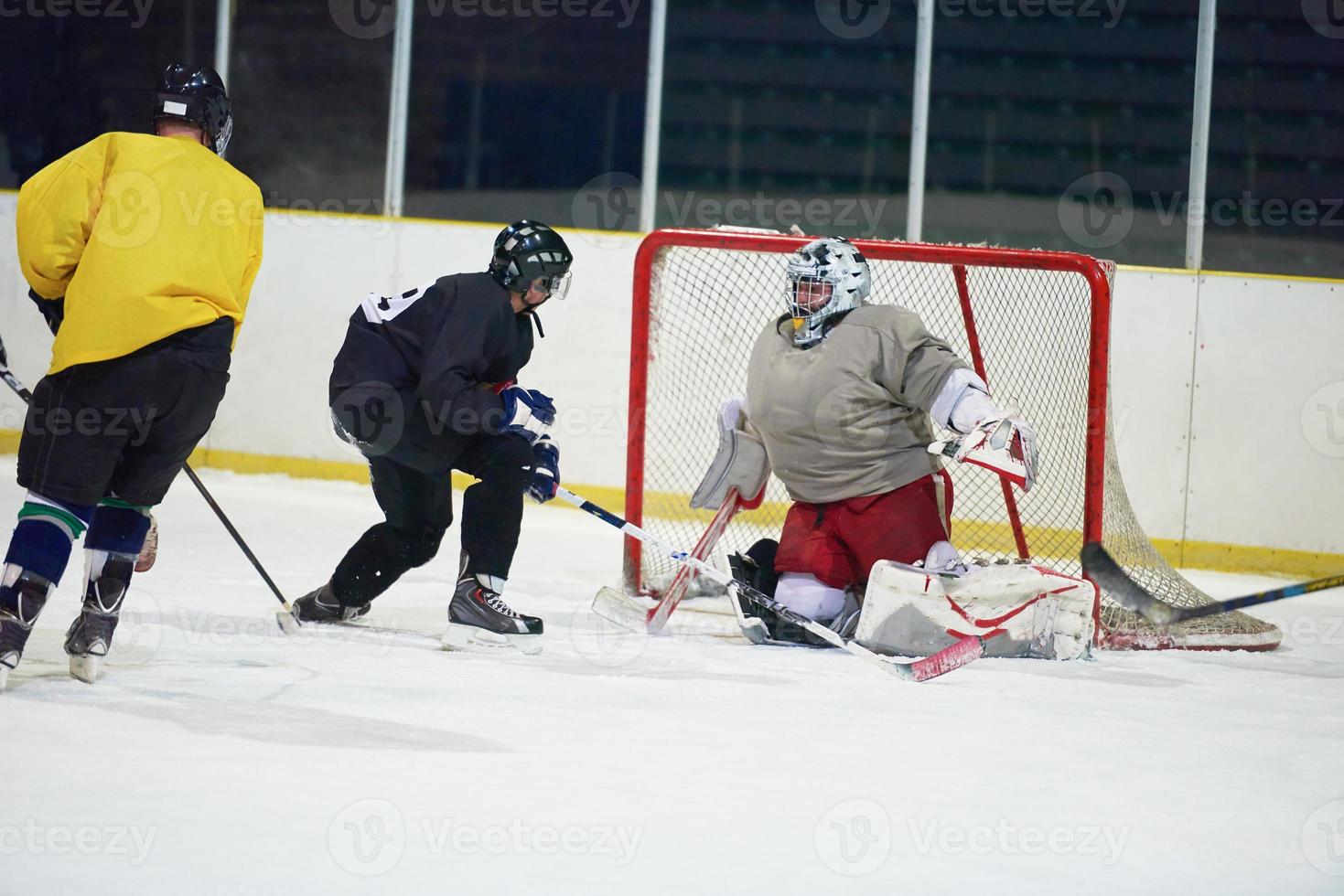 gardien de but de hockey sur glace photo