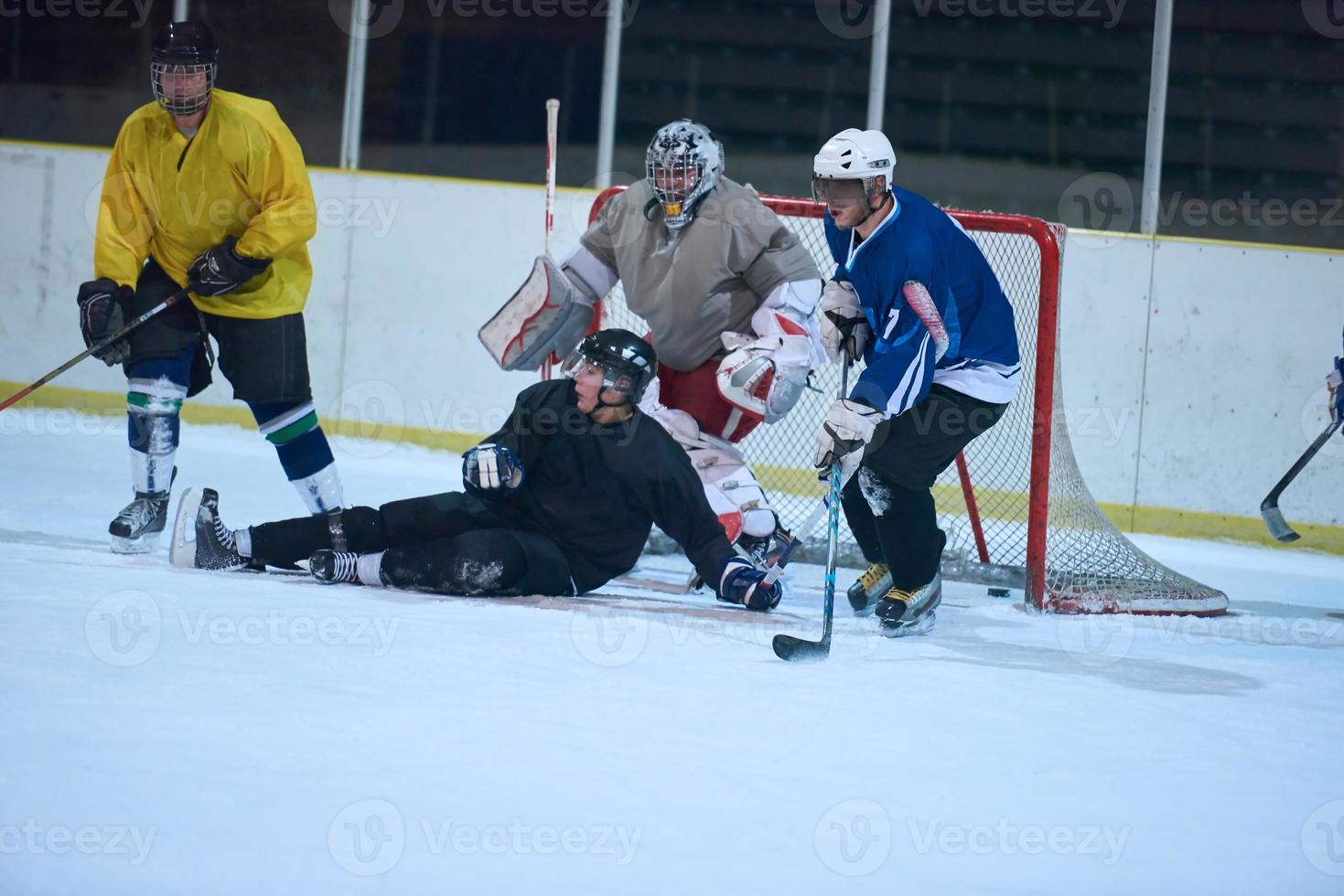 gardien de but de hockey sur glace photo