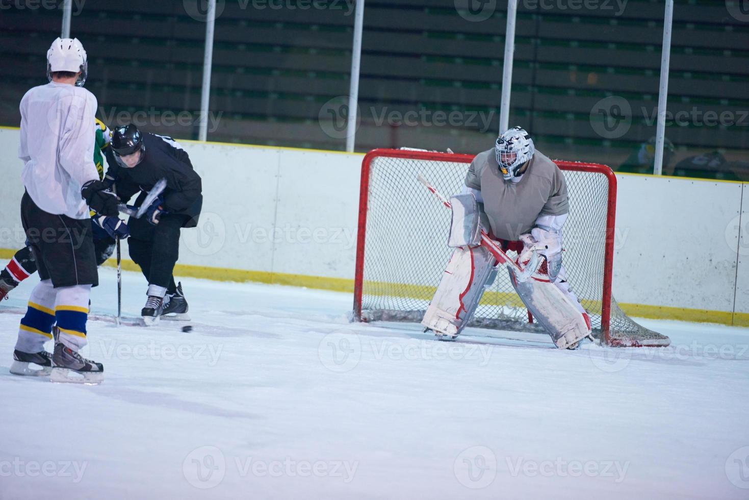 gardien de but de hockey sur glace photo