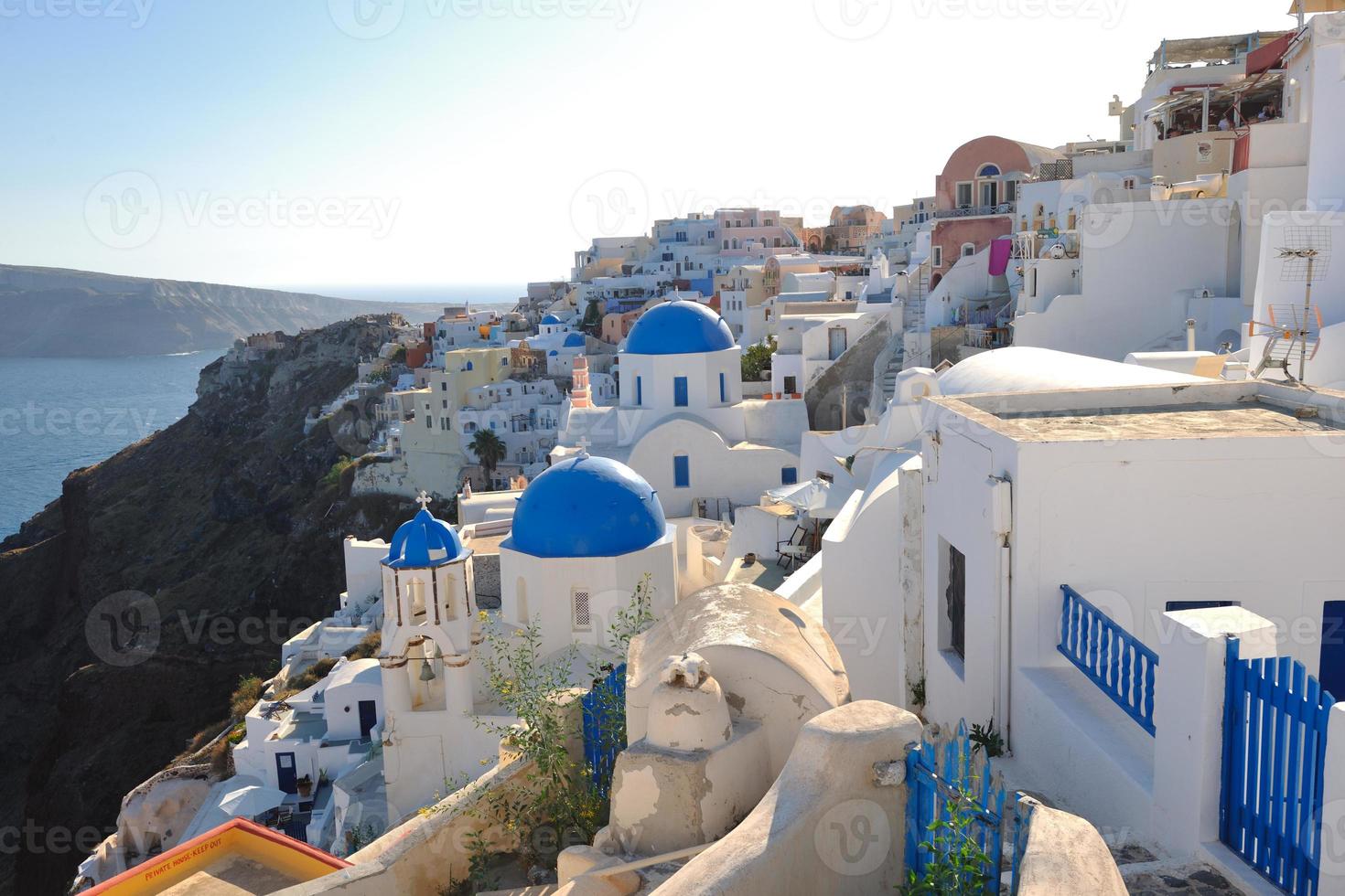 vue sur santorin grèce photo